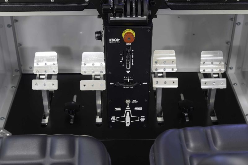 MTGS HYBRID GENERAL AVIATION FLIGHT Simulator FSTD rudder pedals